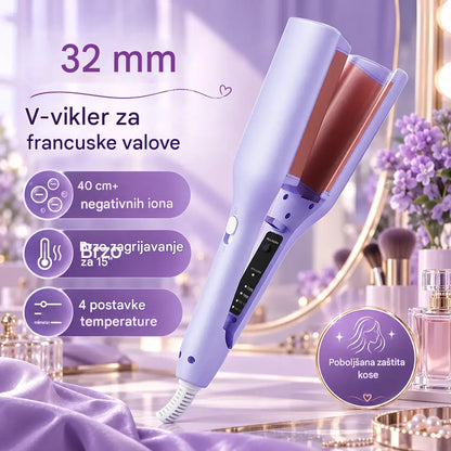 💈💁‍♀️ Uređaj za valovitu kosu – sjaj kao iz salona i zaštita od topline ✨