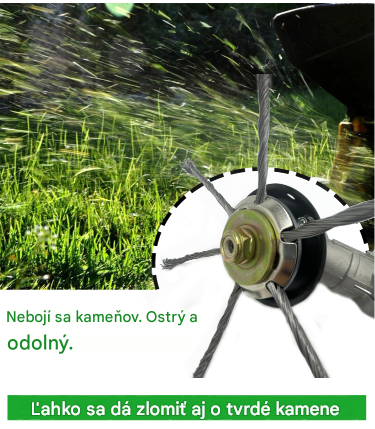 💯【Kúpte 1 a získajte 1 zadarmo】6-palcový oceľový drôtený nôž na kosačku na trávu – rýchlejšie kosenie bez častého opotrebovania【2 položky】