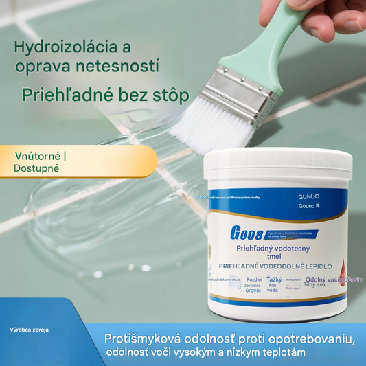 💦🥇Transparentný hydroizolačný náter – vodotesná vrstva bez praskania v daždi aj zime, ideálny na strechy, terasy, okná aj vonkajšie steny