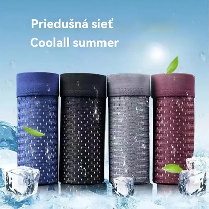 🔥🔥【Kúpte 4 kusov a získajte 4 kusov zadarmo】Pánske pohodlné priedušné sieťované boxerky
