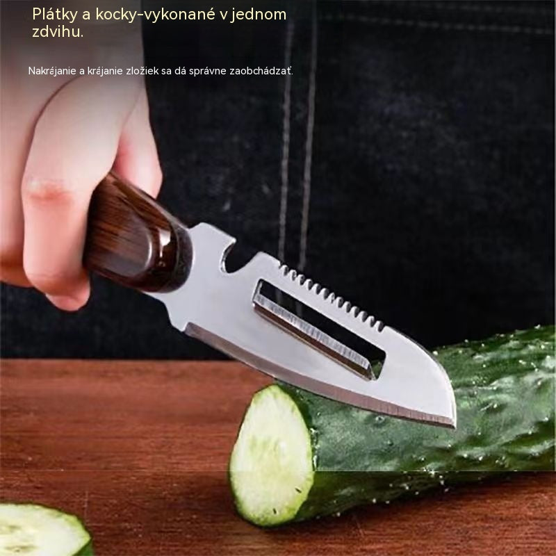 🔪🥦【Kúpte 2 a získajte 1 zadarmo】🥔 Multifunkčná škrabka z nehrdzavejúcej ocele - Odolný, ostrý bez námahy a pohodlný na držanie.【3 položky】