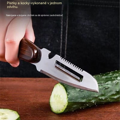 🔪🥦【Kúpte 2 a získajte 1 zadarmo】🥔 Multifunkčná škrabka z nehrdzavejúcej ocele - Odolný, ostrý bez námahy a pohodlný na držanie.【3 položky】