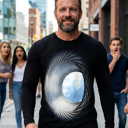 🌀👕【S-5XL】Pánsky top s 3D digitálnou potlačou - pohodlný a priedušný materiál vhodný na každodenné nosenie počas celého dňa