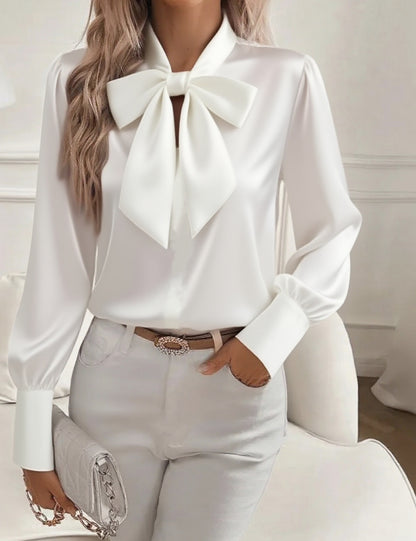 😍💕Modna svilena košulja za jesen i zimu 2025, elegantnog stila.