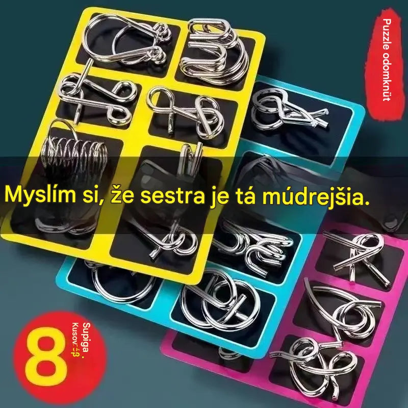 【3-dielna sada】 Detské hračky, inteligentný odblokovací mechanizmus