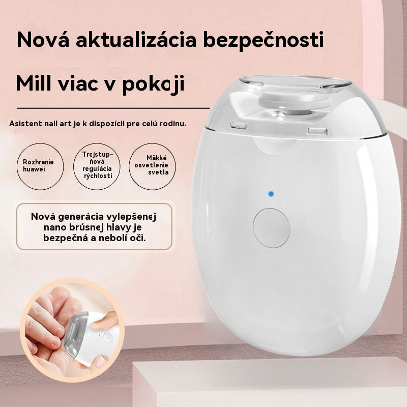 💅 【Kúp 1, získaj 1 zadarmo】✨Inteligentná elektrická brúska na nechty – rýchle a bezpečné zastrihávanie jedným tlačidlom👶🔧【2 položky】