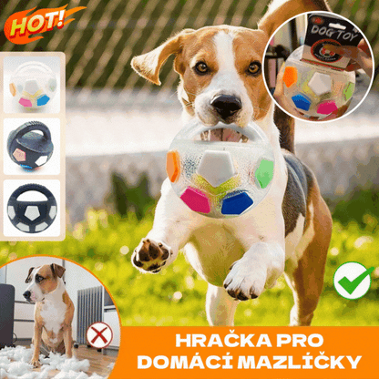 ⚽🐕🐾Kúpte 1 a získajte 1 zadarmo🔥Hračka pre psov - futbal, interaktívne a proti uhryznutiu odolné potreby pre border kólia, labradory a corgi.