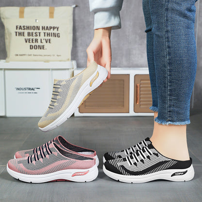 👟【36-41】🔥Pohodlné dámske slip-on topánky - Elastický dizajn bez šnúrok – jednoduché obúvanie a perfektné prispôsobenie chodidlu.