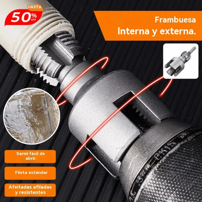 🔩 🔥Broca integrada para instalación de tuberías PPR: ¡fácil de usar y sin soldadura! [Juego de dos piezas: apto para tuberías de 1/2 pulgada y 3/4 de pulgada]