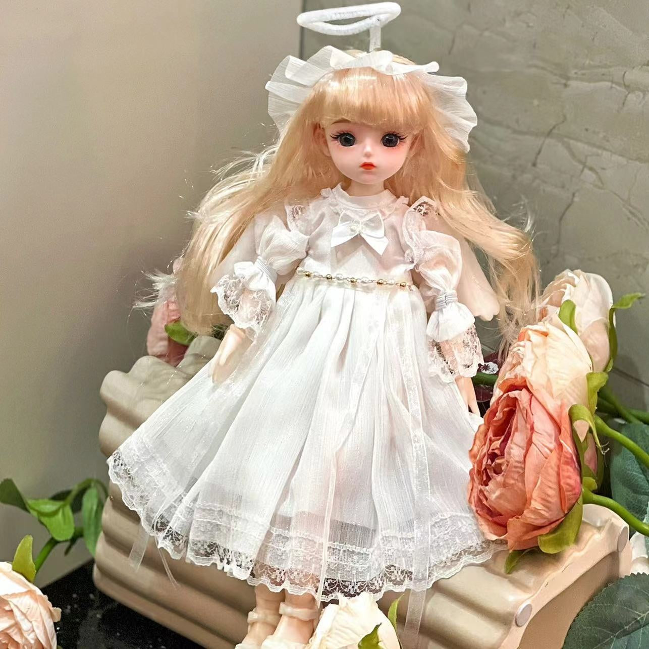 🔥Nové produkty so zľavou 50 %✨Vynikajúca sada pre bábiky 30 cm, jedna bábika, vrátane okuliarov.