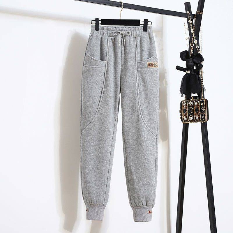 🔥✅【50-100 кг】Панталон от чист памучен кадифе с еластична талия, неизбеляващ и устойчив на намачкване