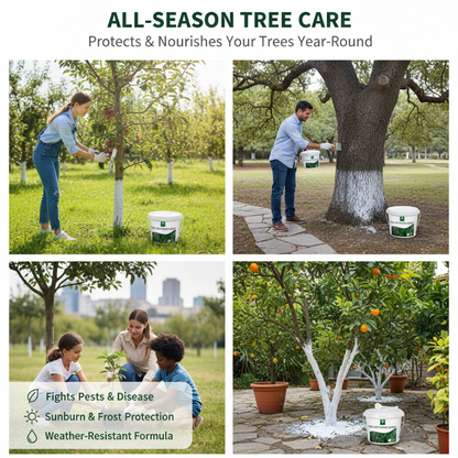 🌳Dvojitá ochrana pre vaše rastliny túto zimu! ❄️ Zimný ochranný prostriedok na kmeň - Ochrana pred mrazom + insekticídny balíček 🌱✨