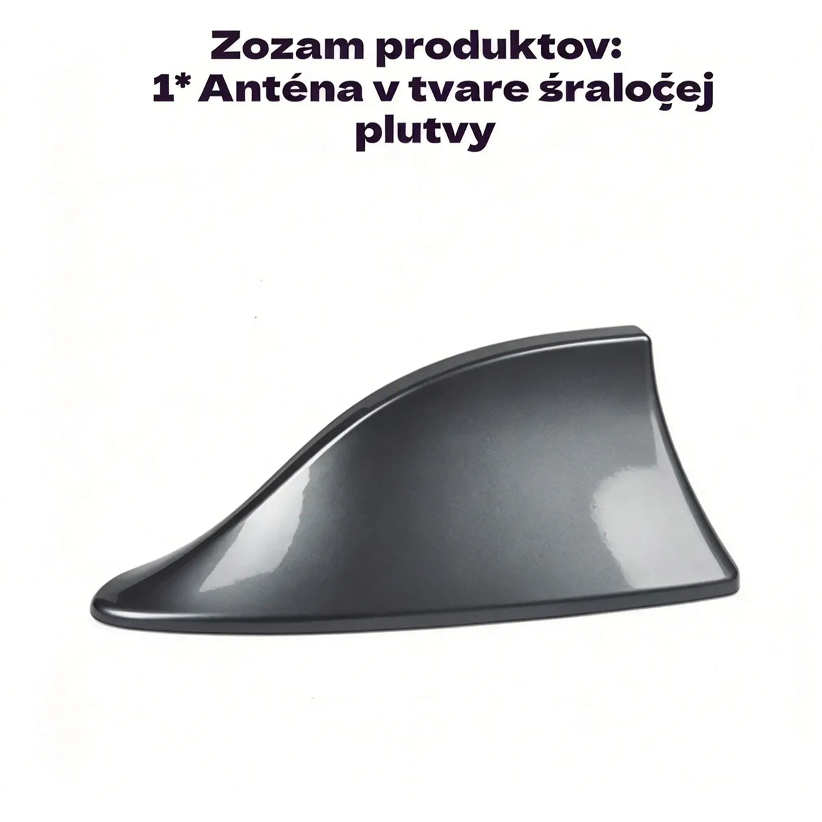 🚗🚗【Kúp 1, získaj 1 zadarmo】Dekoratívna anténa do auta v štýle žraločej plutvy, univerzálna anténa na príjem rádiového signálu【2 položky】