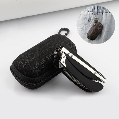 👓【50% de descuento】🔥 Gafas plegables para lectura para personas de mediana edad y mayores, con protección contra la luz azul, estuche compacto y lentes de alta calidad.