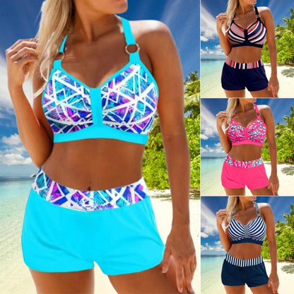 🏖️👙【Kupite 1, dobijte 1 gratis】🌴【S-5XL】Komplet kupaćih kostima s printom za odmor na plaži 2025.