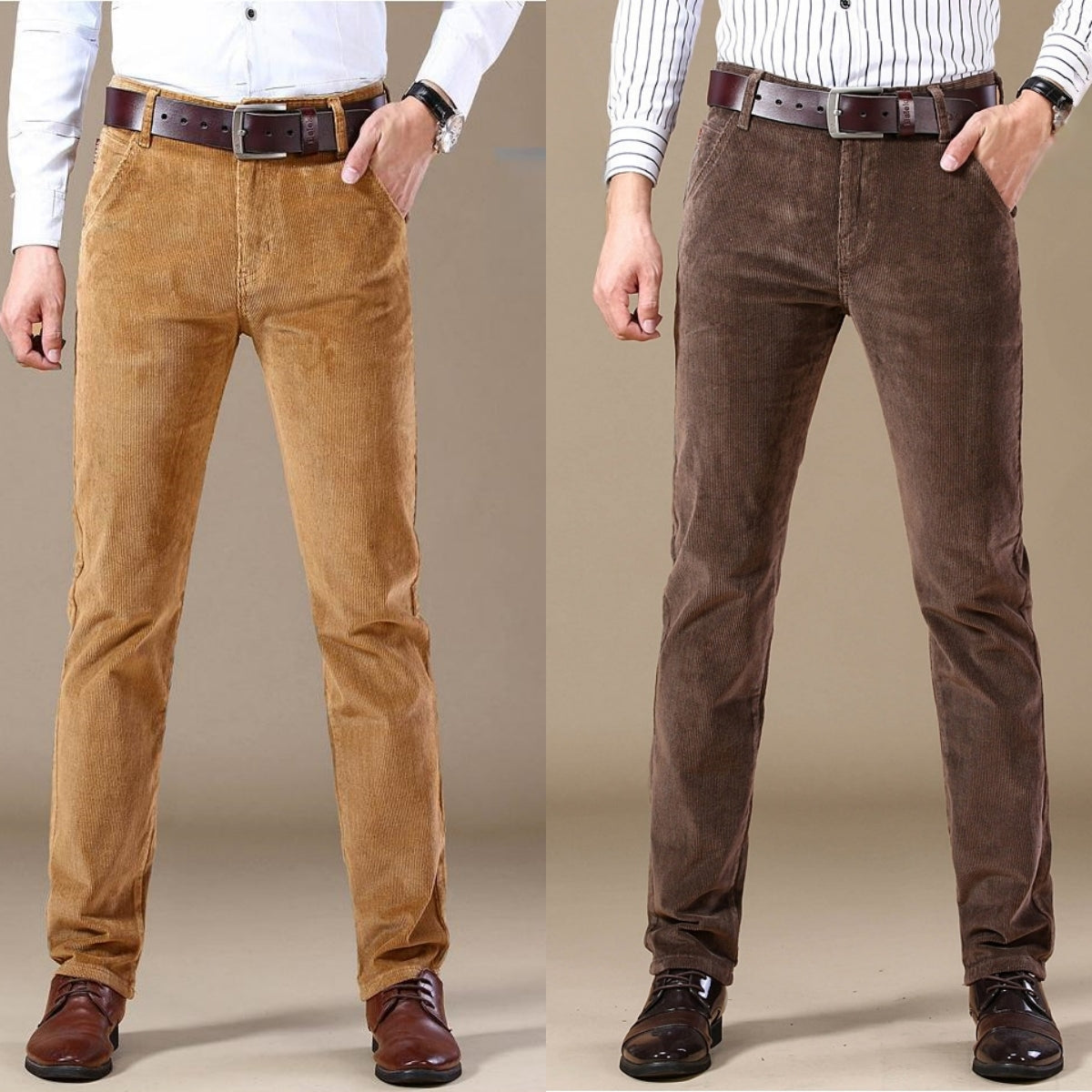 🏆 Най-продаван 🔥【50% отстъпка 】🔥Мъжки класически кордови панталони – луксозна удобство и елегантен дизайн за перфектен ежедневен стил!