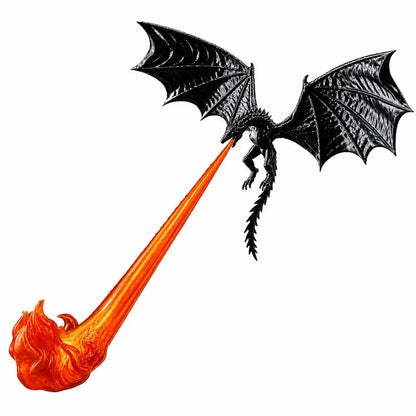 🐉🔥 3D LED svetlo s ohnivo chrliacim drakom | Fantasy žiariaca dekorácia na poličku