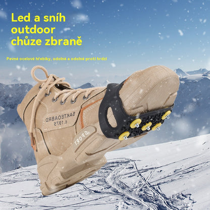 👴🚶🏔️Kúpte 4 a získajte 4 zadarmo🔥Neviditeľné 5-zubové protišmykové popruhy na mačky, outdoorové mačky, vhodné na turistiku v snehu, horolezectvo, lezenie po skalách a zimné ľadové povrchy, nevyhnutnosť pre seniorov.(8 položiek)