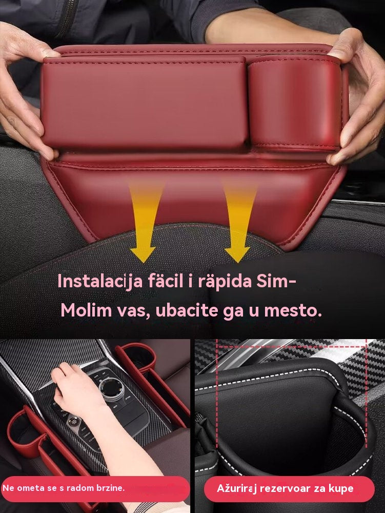 🚗🔥【Vruće prodavani proizvodi】🌟Auto organizer za prazninu sjedala – više prostora bez nereda, Uredite interijer auta uz funkcionalni organizer sjedala