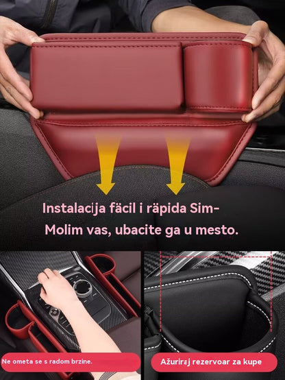 🚗🔥【Vruće prodavani proizvodi】🌟Auto organizer za prazninu sjedala – više prostora bez nereda, Uredite interijer auta uz funkcionalni organizer sjedala