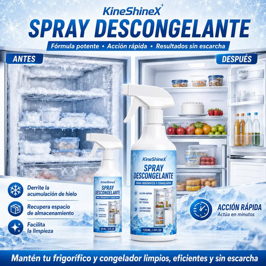 ❄️ Nuevo spray descongelante 2026 🧡 Elimina rápidamente el hielo del congelador
