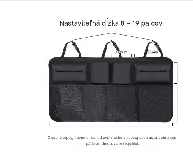 ⏳Časovo obmedzená ponuka⏰ Závesná taška do kufra auta – veľká kapacita, úspora miesta a odolná oxfordská tkanina🚗