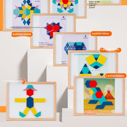 ✨【50% zľava】🧩Magnetická tangramová skladačka pre deti – rozvíja logiku, kreativitu a sústredenie, stovky kombinácií a nekonečná zábava