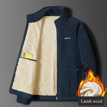 ⛄【M-5XL】Nueva chaqueta de cordero gruesa para hombre, colección otoño-invierno