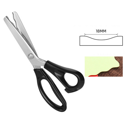 2 kusy za 22 eur🔥Kúpte 1 a druhý získate zadarmo✂️ Profesionálne cikcakovacie nožnice – ostré nožnice na látku so zúbkovaným ostrím