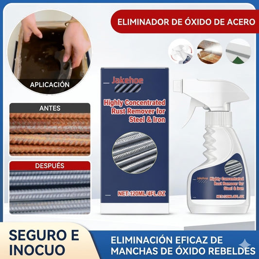 💦【Compra 1 y llévate 1 gratis】🔥 Eliminador de óxido para acero de alta concentración – disuelve rápidamente el óxido y devuelve al metal su aspecto original sin esfuerzo【2 unidades】