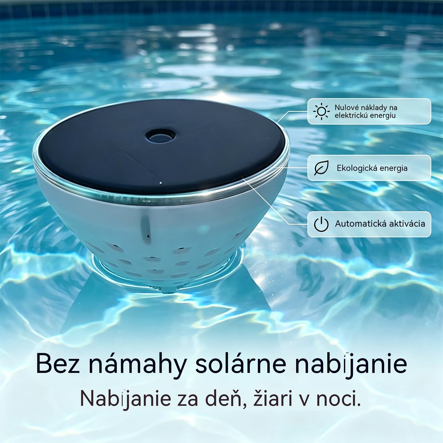 ☀️【50% zľava】🐠 Plávajúce solárne bazénové svetlo s projekciou v tvare ryby - Plávajúci dizajn sa elegantne pohybuje po hladine a vytvára romantickú atmosféru.💡💦