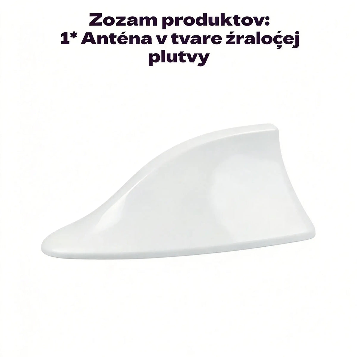 🚗🚗【Kúp 1, získaj 1 zadarmo】Dekoratívna anténa do auta v štýle žraločej plutvy, univerzálna anténa na príjem rádiového signálu【2 položky】