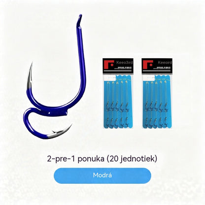 🔥🔥 Kúpte 1 a druhý získate zadarmo 🥇Klasické ultraostré dvojité rybárske háčiky