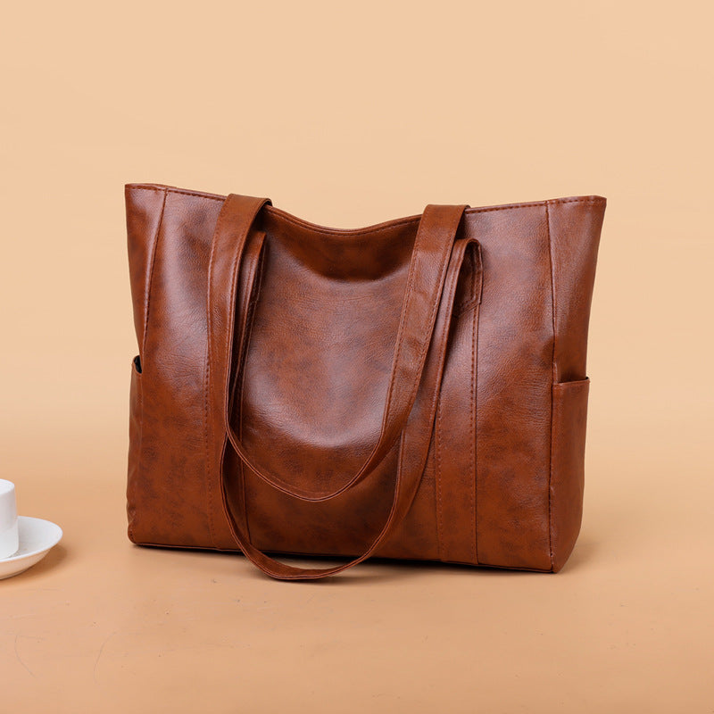 Limitált ajánlat 43% 👜 Új női puha bőr válltáska, laza stílus, nagy kapacitás✨ Divatos és könnyen párosítható✨