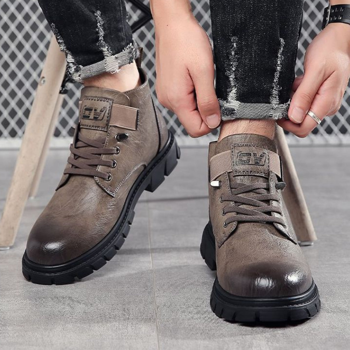 ❄️【Najlepiej sprzedające się produkty】【39-44】 Męskie zimowe skórzane buty – Ocieplane, wodoodporne i idealne na zimowe dni! Komfort i ciepło na każdym kroku! 🥾