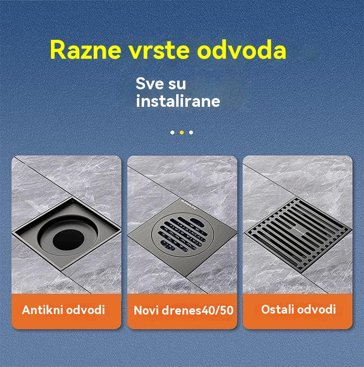🔥【Kupite jedan, dobijte jedan gratis】✨Univerzalna jezgra za odvodnju poda protiv neugodnih mirisa s velikom saćastom pločom