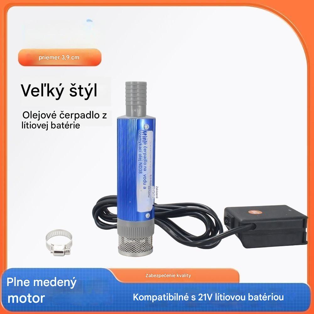 💥✅【50% zľava】🔥Nové olejové čerpadlo Denaqi s lítiovou batériou, 21 V, dvojité olejové a vodné čerpadlo, lítiová batéria