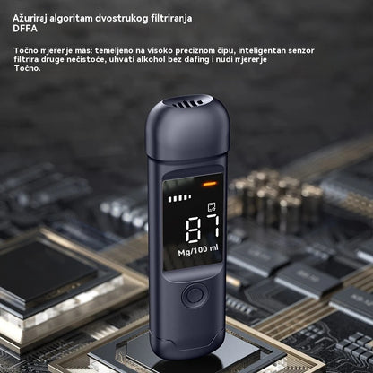 💥【Vruća prodaja 50% popusta】🍷 🍻 Visokoprecizan alkotester – jasan LED zaslon za instantno očitanje, brzo i jednostavno mjerenje alkohola u dahu! 🔬