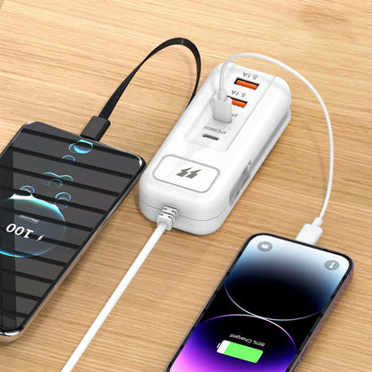 ⚡ USB predlžovací kábel a prepäťová ochrana | Vianočný špeciál so 50% zľavou | 4-portový Smart Hub, 30-minútové rýchle nabíjanie a prepäťová ochrana | Udržujte svoj počítač a cestovné vybavenie v poriadku 🎄✨
