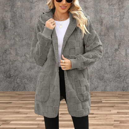 ☃️Obmedzená zľava 50 %❄️[S-5XL]🌸【Novinka pre zimnú sezónu】 Dámska voľnočasová bunda s kockovaným fleecom – Ultra teplá, moderná a praktická, ideálna na každodenné nosenie aj do chladného počasia!