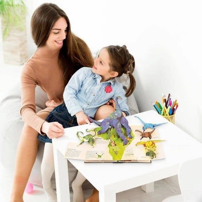 🎁【Božićna ponuda 50%】🎄📕 3D enciklopedija prehistoričkih dinosaura - knjiga s iskačućim ilustracijama - enciklopedija dinosaura🦕