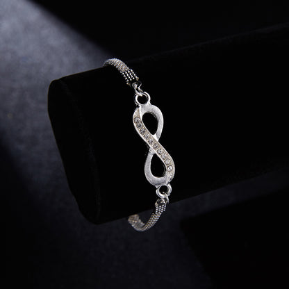 ✨🎁【Kúp 1 a získaj 1 zadarmo】✨✨Dámsky náramok pre šťastia, vyrobený zo striebra 925 - Jemný a ľahký náramok, ktorý krásne doplní každodenný aj slávnostný outfit.【2 položky】