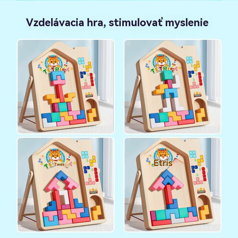 👶🌈🧩Kúp 1 a 1 dostaneš zadarmo【2 položky】🔥Tetris puzzle bloky, vzdelávacie hračky na tréning detského mozgu, osvietené myslenie