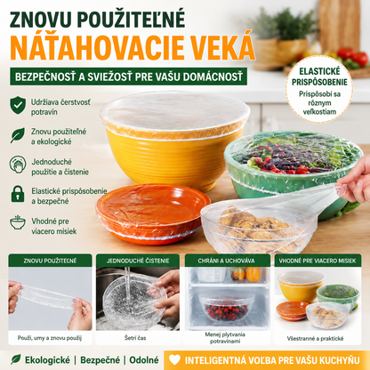 🔥【300 ks】Jednorazové obaly na potraviny vyrobené z potravinárskeho materiálu, rýchle a jednoduché na uchovanie čerstvosti potravín.