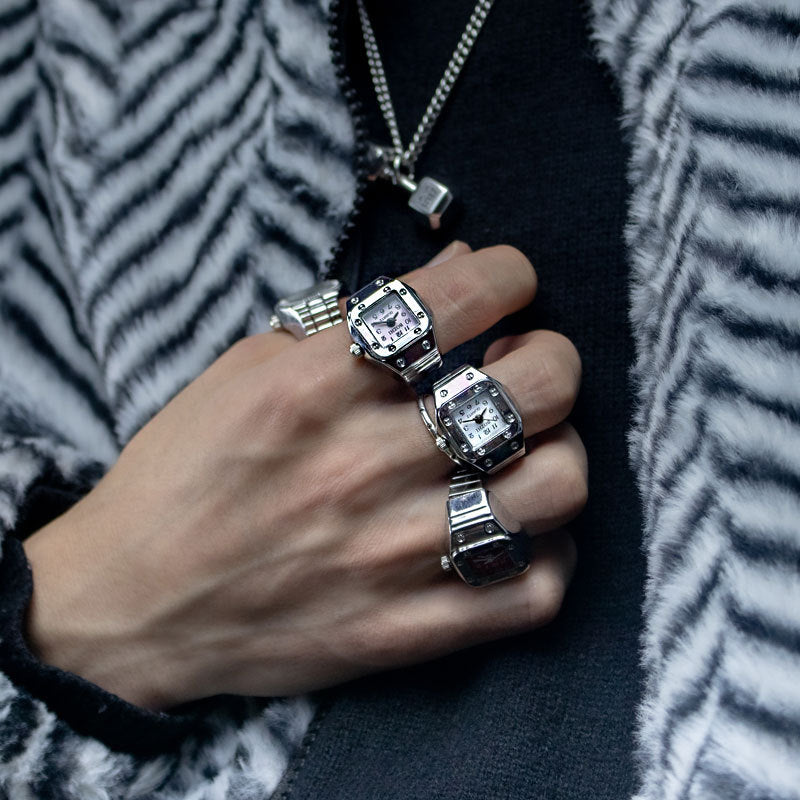 🎁【50% zľava】💍 Elegantný prsteň s mini hodinkami: praktický a elegantný doplnok, kreatívny a štýlový darček, štýlový doplnok pre ženy aj mužov