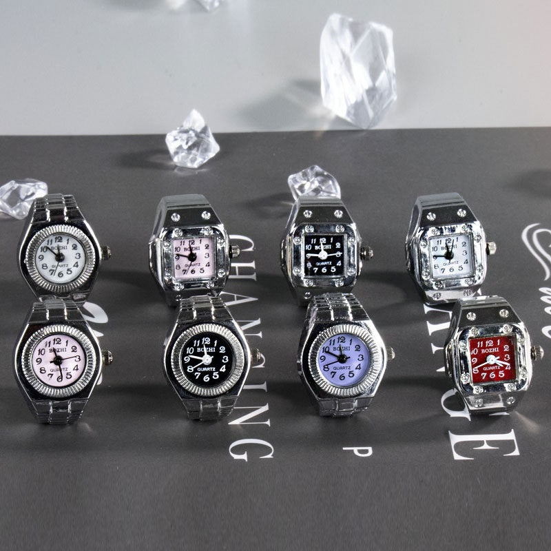 🎁【50% zľava】💍 Elegantný prsteň s mini hodinkami: praktický a elegantný doplnok, kreatívny a štýlový darček, štýlový doplnok pre ženy aj mužov