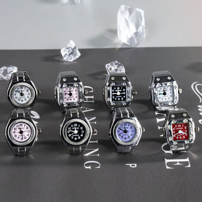 🎁【50% zľava】💍 Elegantný prsteň s mini hodinkami: praktický a elegantný doplnok, kreatívny a štýlový darček, štýlový doplnok pre ženy aj mužov