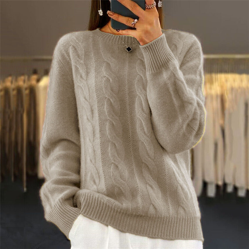 🔥✨【Jesienny nowy styl】【S-2XL】2025 Jednolity kolor Wysokiej jakości miękki i wygodny wełniany sweter