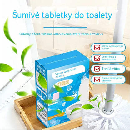 【3 balenia】Výkonné šumivé tablety do toalety, účinne čistia a odstraňujú zápach