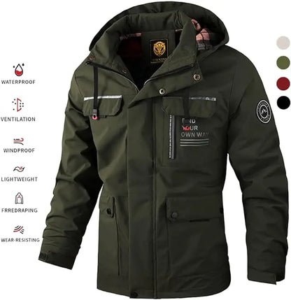 🔥💥 【M-6XL】 2026 Jesenska i zimska nova muška topla vjetrootporna i vodootporna jakna